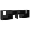 Miniatyrbilde 1 av 9: vidaXL TV-benk høyglans svart 149x30x52 cm konstruert tre