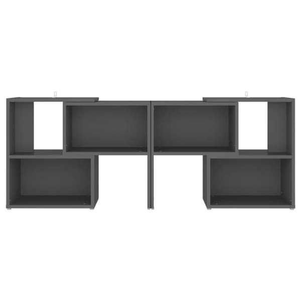 vidaXL TV-benk grå 104x30x52 cm konstruert tre