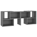 Miniatyrbilde 1 av 7: vidaXL TV-benk grå 104x30x52 cm konstruert tre