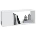 Miniatyrbilde 5 av 8: vidaXL TV-benk hvit 80x24x32 cm konstruert tre