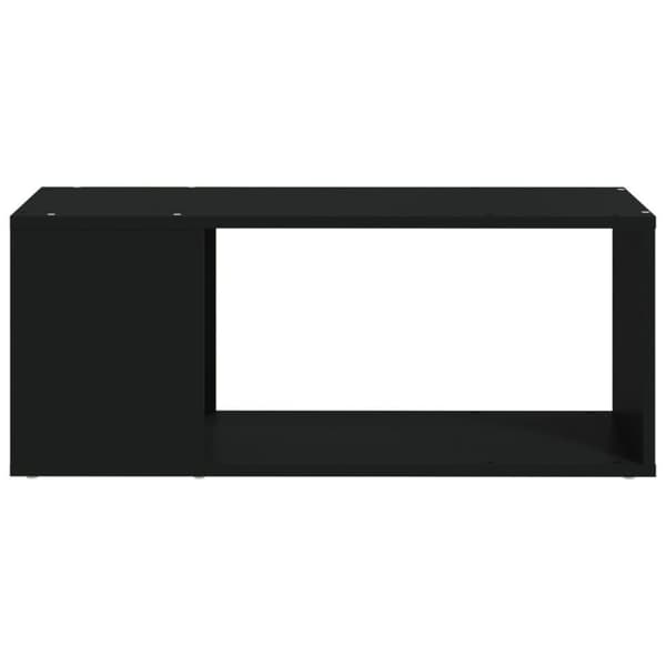 vidaXL TV-benk svart 80x24x32 cm konstruert tre