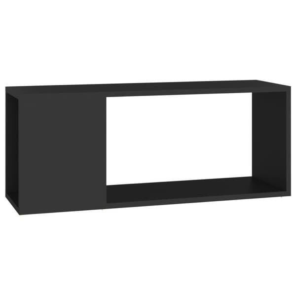 vidaXL TV-benk svart 80x24x32 cm konstruert tre