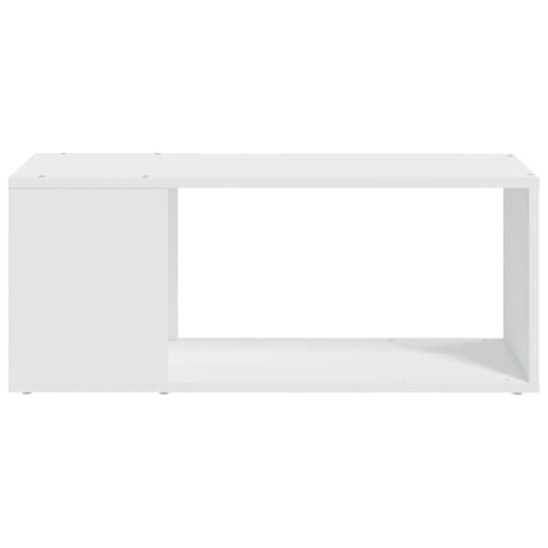 vidaXL TV-taso valkoinen 80x24x32 cm tekninen puu