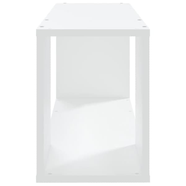 vidaXL TV-taso valkoinen 80x24x32 cm tekninen puu