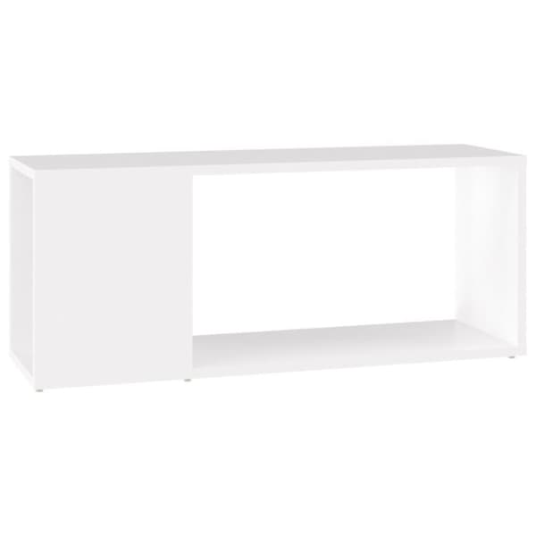 vidaXL TV-taso valkoinen 80x24x32 cm tekninen puu
