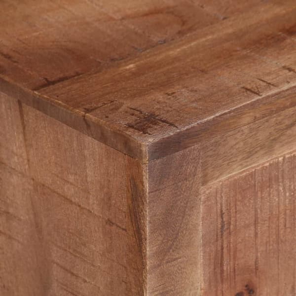 vidaXL TV-benk 110x30x40 cm grovt mangotre