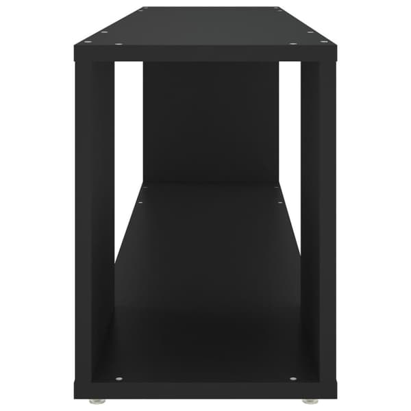 vidaXL TV-benk svart 100x24x32 cm konstruert tre