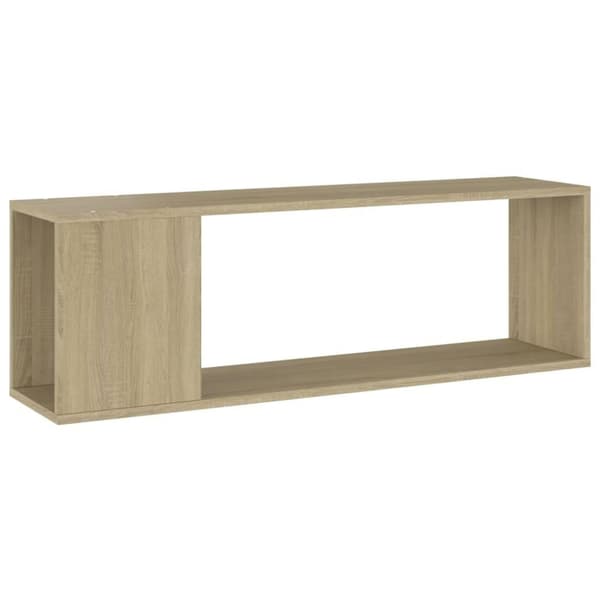 vidaXL TV-benk sonoma eik 100x24x32 cm konstruert tre