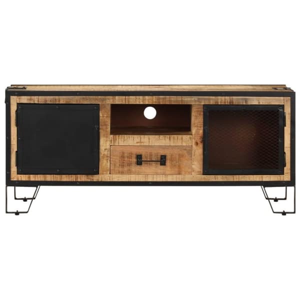 vidaXL tv-skab 110x31x46 cm ru mangotræ