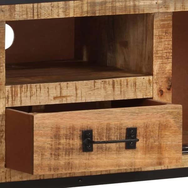 vidaXL tv-skab 110x31x46 cm ru mangotræ