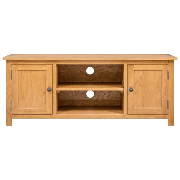 vidaXL TV-benk 110x35x44 cm heltre eik