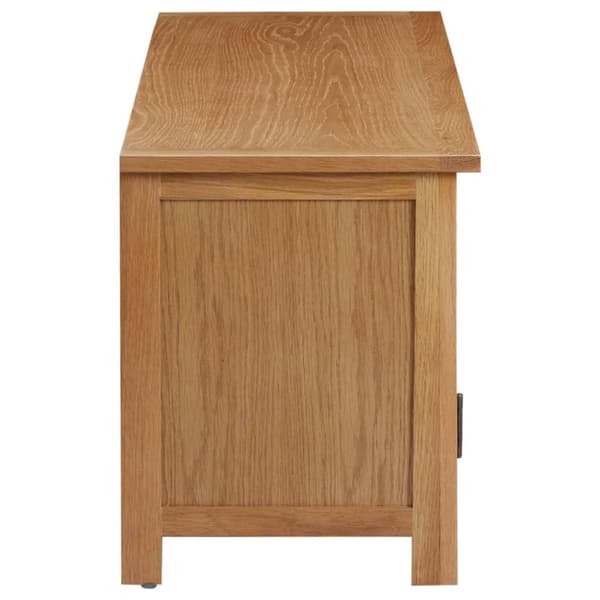 vidaXL TV-benk 110x35x44 cm heltre eik