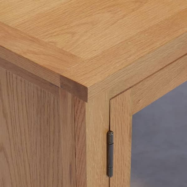 vidaXL TV-benk 110x35x44 cm heltre eik