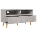 Miniatyrbilde 5 av 9: vidaXL TV-benk betonggrå 90x40x48,5 cm konstruert tre