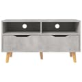 Miniatyrbilde 6 av 9: vidaXL TV-benk betonggrå 90x40x48,5 cm konstruert tre