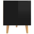 Miniatyrbillede 7 af 9: vidaXL tv-bord 90x40x48,5 cm konstrueret træ sort højglans