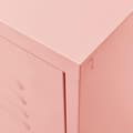 Miniatyrbild 3 av 11: vidaXL Tv-bänk pink 105x35x50 cm stål