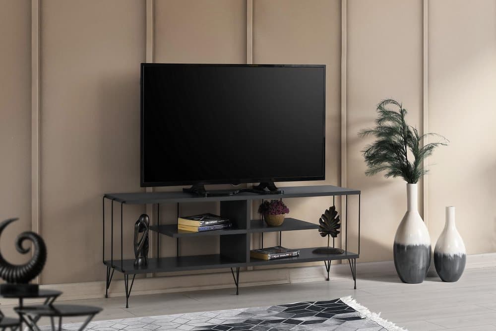 DIEMN Tv-bänk 120 cm Antracit
