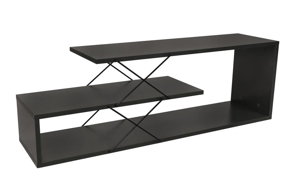 SHARLEY Tv-bänk 120 cm Antracit