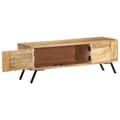 Pikkukuva 5 / 10: vidaXL TV-taso 110x30x40 cm täysi mangopuu