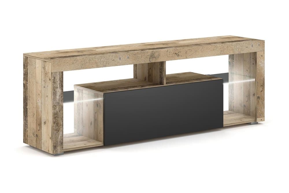 CASESS Tv-bänk 140 cm Natur/Antracit