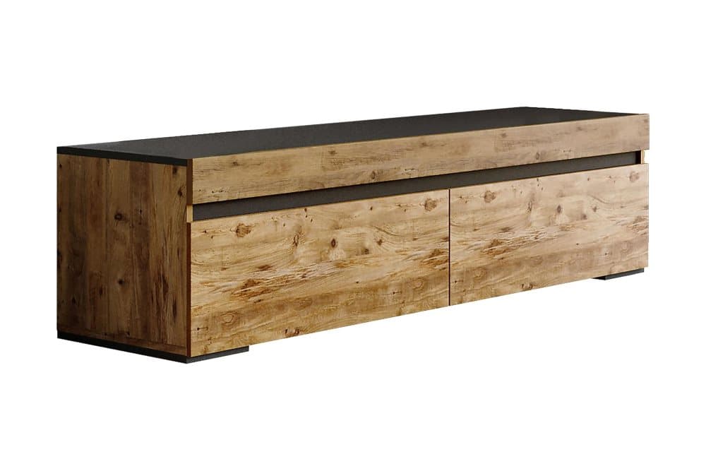 ROLAN Tv-bänk 180 cm Natur/Antracit
