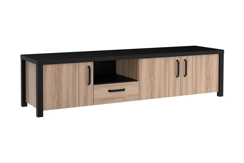 DAUBY Garderob 62x270 cm Brun/Svart