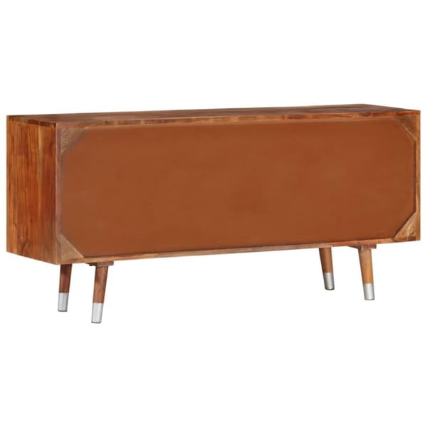 vidaXL tv-skab 118x30x55 cm massivt akacietræ