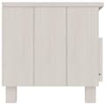Miniatyrbillede 5 af 9: vidaXL tv-skab HAMAR 106x40x40 cm massivt fyrretræ hvid