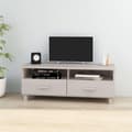 Miniatyrbillede 9 af 9: vidaXL tv-skab HAMAR 106x40x40 cm massivt fyrretræ hvid