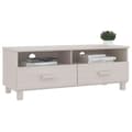 Miniatyrbillede 2 af 9: vidaXL tv-skab HAMAR 106x40x40 cm massivt fyrretræ hvid