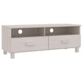 Miniatyrbillede 1 af 9: vidaXL tv-skab HAMAR 106x40x40 cm massivt fyrretræ hvid