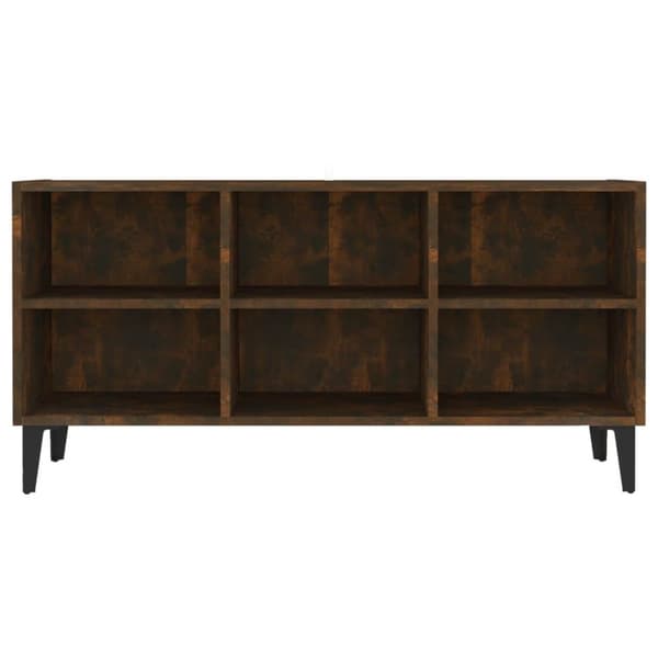 vidaXL TV-taso metallijalat savutammi 103,5x30x50 cm