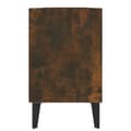 Miniatyrbilde 4 av 7: vidaXL TV-benk med metallben røkt eik 103,5x30x50 cm