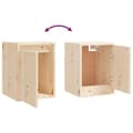 Miniatyrbilde 9 av 11: vidaXL TV-benker 8 stk heltre furu
