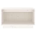 Miniatyrbilde 2 av 8: vidaXL TV-benk hvit 60x35x35 cm heltre furu