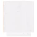 Miniatyrbilde 6 av 9: vidaXL TV-benk hvit 110x34x40 cm heltre furu