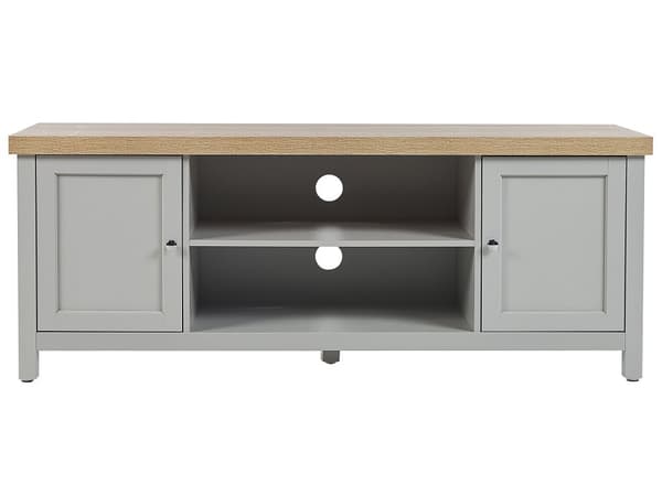 TV-bord med Opbevaring Grå Moderne Design