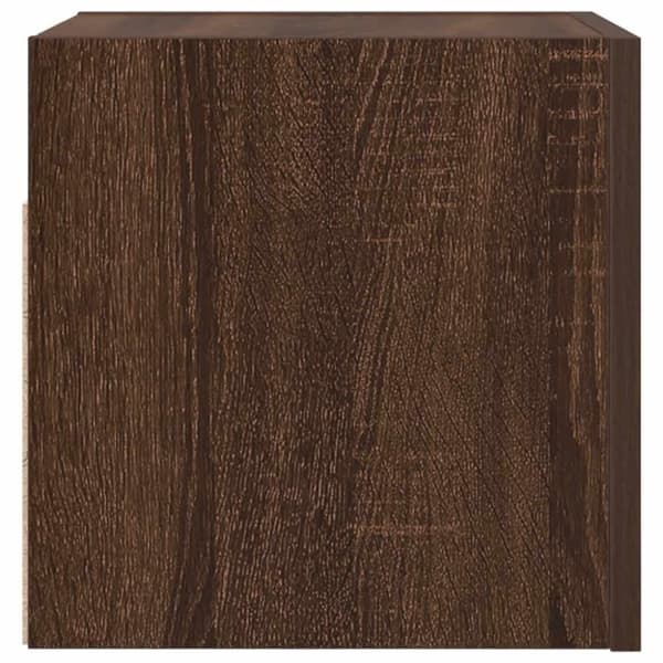 vidaXL Seinäkiinnitettävät TV-kaapit 2 kpl ruskea tammi 30,5x30x30 cm