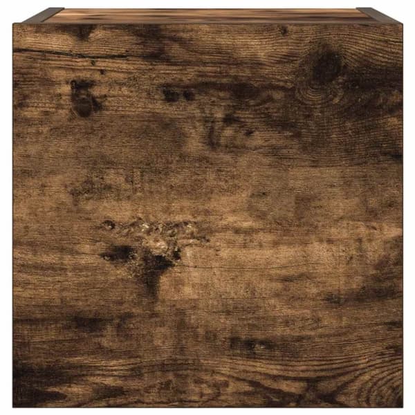 vidaXL Väggmonterade tv-skåp 2 st rökfärgad ek 30,5x30x30 cm
