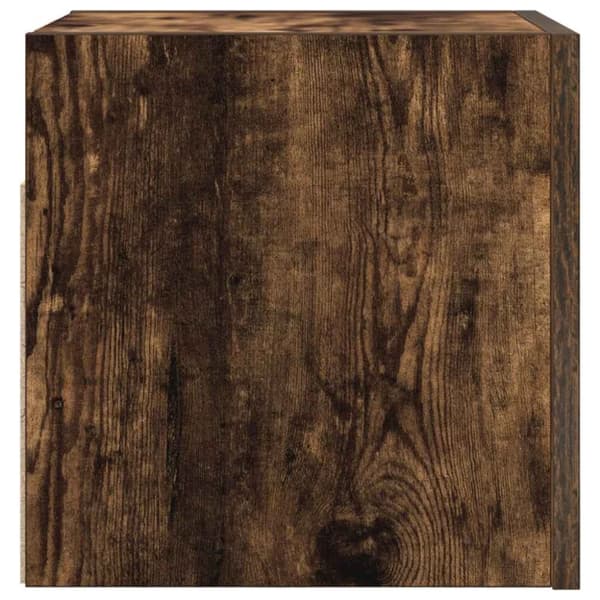 vidaXL Väggmonterade tv-skåp 2 st rökfärgad ek 30,5x30x30 cm