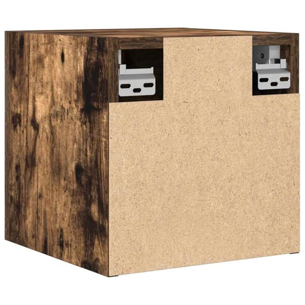 vidaXL Väggmonterade tv-skåp 2 st rökfärgad ek 30,5x30x30 cm