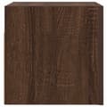Miniatyrbilde 6 av 11: vidaXL Vegghengte TV-benker 4 stk brun eik 30,5x30x30 cm