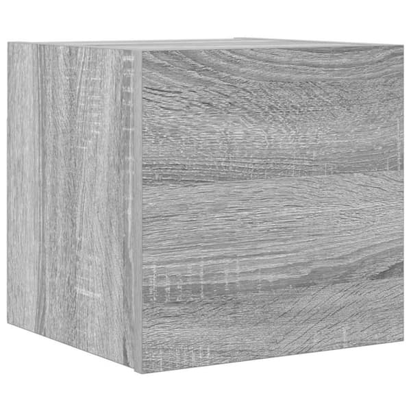 vidaXL Vegghengt TV-benk grå sonoma 30,5x30x30 cm