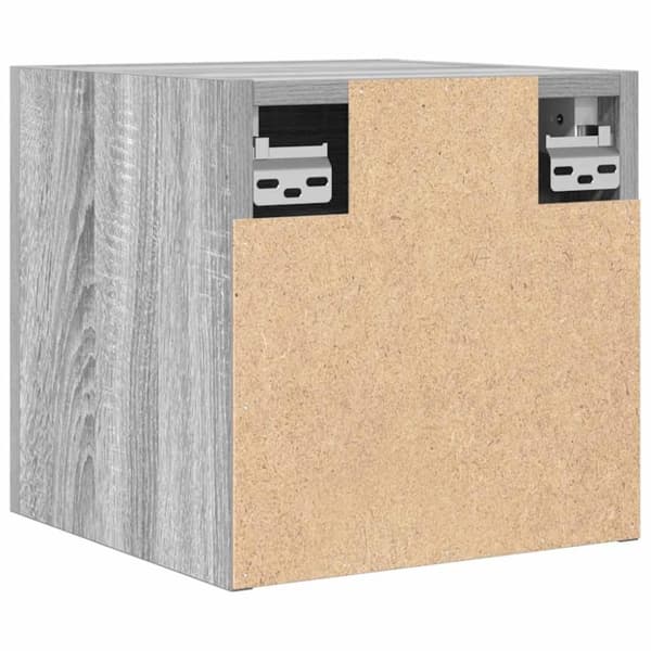 vidaXL Vegghengt TV-benk grå sonoma 30,5x30x30 cm