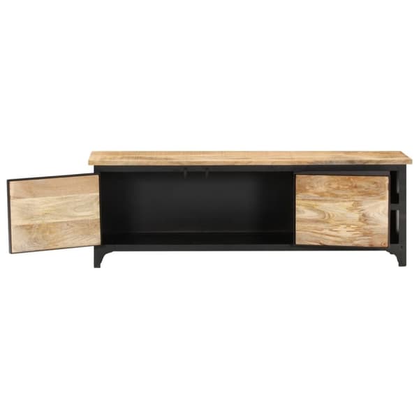 vidaXL TV-taso 120x30x40 cm täysi mangopuu