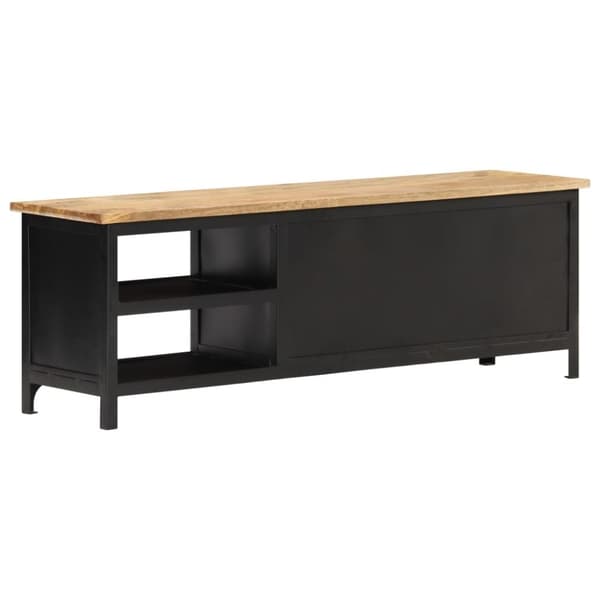 vidaXL TV-taso 120x30x40 cm täysi mangopuu