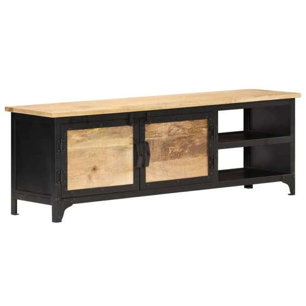 vidaXL TV-taso 120x30x40 cm täysi mangopuu