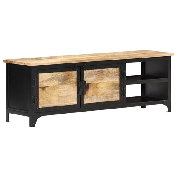 vidaXL TV-taso 120x30x40 cm täysi mangopuu