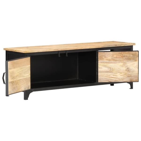 vidaXL TV-taso 120x30x40 cm täysi mangopuu